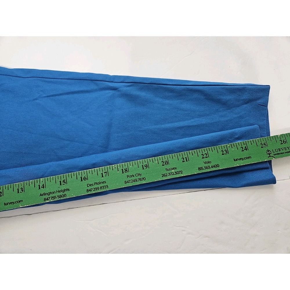 New Jules & Leopold Wide Leg Crop Trousers Royal Blue Womens Size Small 28 Inch - Picture 8 of 9